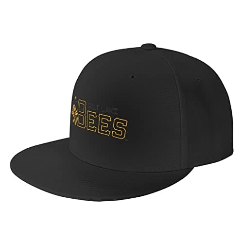 Salt Lake Bees Adjustable Baseball Caps for Men Hiphop Rap Fitted Dad Hats
| Salt Lake Bees Flat Bill Baseball Hats for — Black