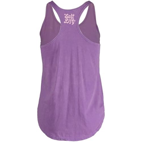 Salt Life Women's Summer Racerback Tank Top for Swimming Pool Beach Vacation Sun Protection