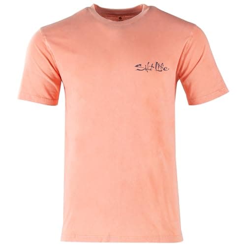 Salt Life Men's Comfortable Sandbar Short Sleeve Tee for Summer Beach Wear  
Salt Life Men's Stylish Sandbar Short Sleev