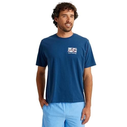 HUK Men's Quick-Dry Fishing Graphic Tee, Performance Short Sleeve, Water Sports Enthusiast
| HUK Men's Quick-Dry Fishin — Trophy Flag - Set Sail