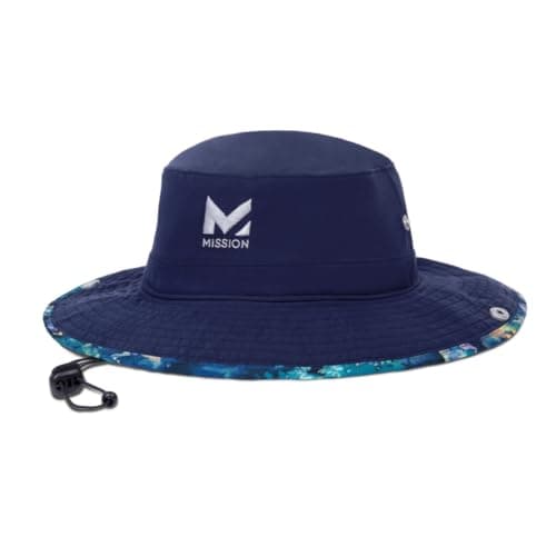 MISSION Cooling Bucket Hat - Unisex Wide-Brim Hat for Men & Women - Lightweight, Foldable & Durable — Blended Spring