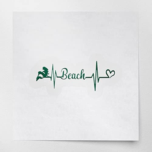 Decal Stickers Mermaid Beach Love Hologram Set of 2 Premium Waterproof ANDstic909452HO  
Decal Stickers Mermaid Beach Lo — Green