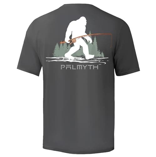 Palmyth Men's Sun Protection Fishing Shirt Short Sleeve UPF 50+ SPF Clothing
| Palmyth Men's UV Protection Fishing Shir — Charcoal / Bigfoot Fishing