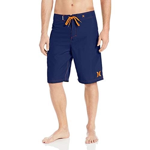 Hurley Men's One and Only 22-Inch Boardshorts Lightweight Breathable Surf Swim Shorts for Men Summer Beach Vacation — Medium Navy a