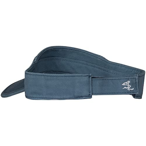 Salt Life Mens Coastal Blue Visor - Sun Protection, Breathable Ventilation, Stylish and Durable - One Size
