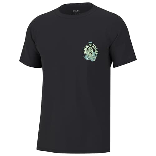 HUK Men's Quick-Dry Fishing Graphic Tee for Performance Outdoors
| HUK Men's Short Sleeve Fishing Graphic Tee with Quic