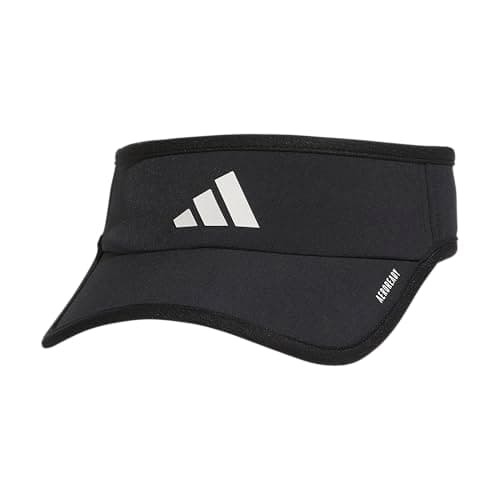 Adidas Superlite Sun Visor Hat for Women Sport Performance Outdoor Activities — Black/White/3.0