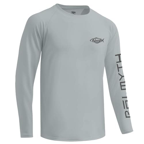 Palmyth Men's Long Sleeve UPF 50+ Fishing Shirt Sun Protection
| Palmyth Men's Long Sleeve UV T-Shirt for Fishing Sun P