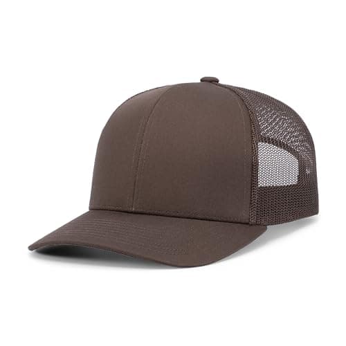 Pacific Headwear Snapback Trucker: Stylish Unisex Cap for Everyday WearComfortable All-Day Cap for Men and WomenSnapback — Brown