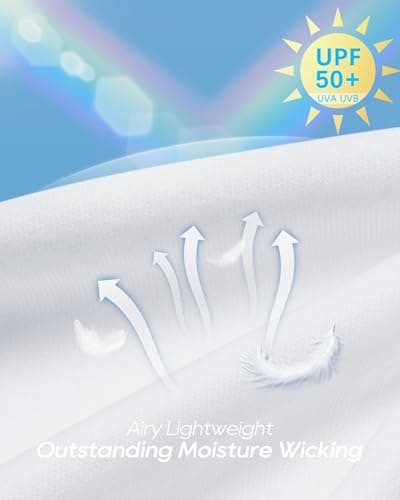 G4Free UPF 50+ Sun Protection Women's Long Sleeve Workout Tops for Lightweight Running
| G4Free Lightweight Quick Dry W