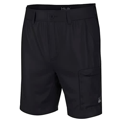 HUK Men's Next Level Quick-Drying Performance Fishing Shorts for Outdoor Adventure
| HUK Men's Next Level Quick-Drying — Black