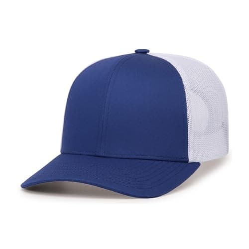 Pacific Headwear Snapback Trucker: Stylish Unisex Cap for Everyday WearComfortable All-Day Cap for Men and WomenSnapback — Royal/White/Royal