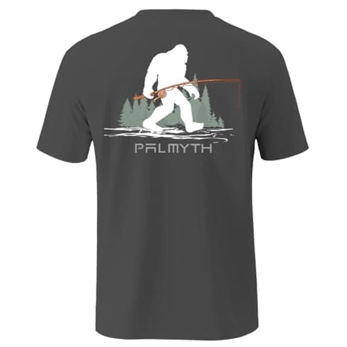Palmyth Sun Protection Men's Short Sleeve Fishing Shirts UPF 50+ Rash Guard Tee
| Palmyth Men's Short Sleeve Sun Protec