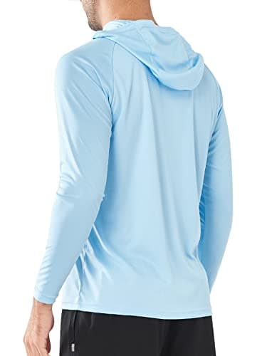 NORTHYARD Men's UPF 50+ Sun Protection Hoodie Shirts for Fishing and Running Quick Dry UV SPF