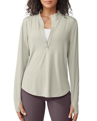 G4Free UPF 50+ Sun Protection Women's Long Sleeve Workout Tops for Lightweight Running
| G4Free Lightweight Quick Dry W — Mushroom
