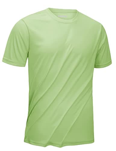 KEFITEVD Men's UPF 50+ Quick Dry Sun Protection Rashguard Shirt for Fishing and Workout
| KEFITEVD Men's SPF 50 Quick D — Light Green