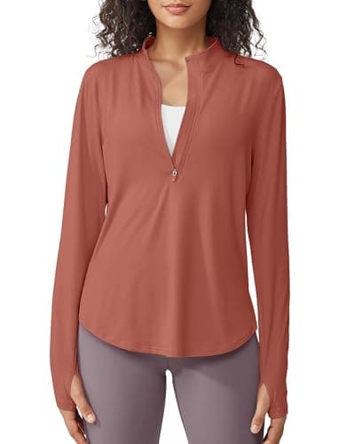 G4Free UPF 50+ Sun Protection Women's Long Sleeve Workout Tops for Lightweight Running
| G4Free Lightweight Quick Dry W — Jam Brown