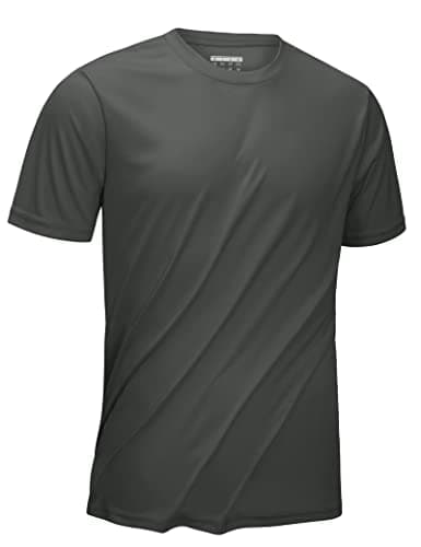 KEFITEVD Men's UPF 50+ Quick Dry Sun Protection Rashguard Shirt for Fishing and Workout
| KEFITEVD Men's SPF 50 Quick D — Dark Grey