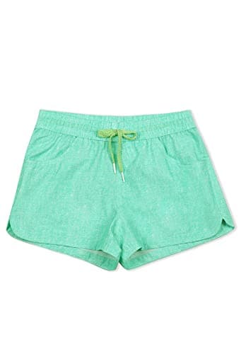 UPF50+ Quick Dry Women's Swim Shorts for Summer Beach Days
| Women's Drawstring Board Shorts: UPF50+ Quick Dry Swim Sho — Denim Green