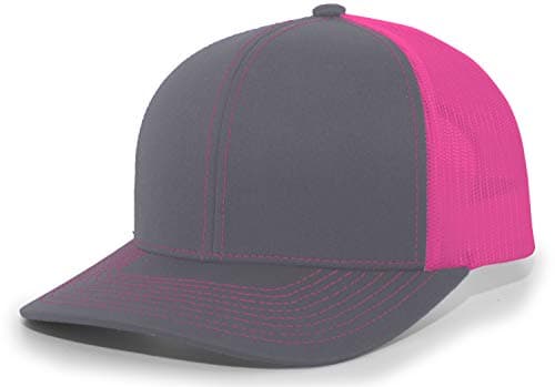 Pacific Headwear Snapback Trucker: Stylish Unisex Cap for Everyday WearComfortable All-Day Cap for Men and WomenSnapback — Graphite/Pink/Graphite