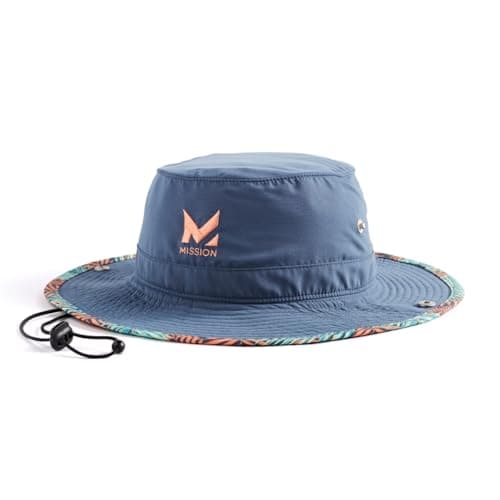 MISSION Cooling Bucket Hat - Unisex Wide-Brim Hat for Men & Women - Lightweight, Foldable & Durable — Sea Palm