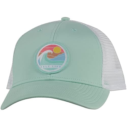 Salt Life Men's Summer Wide Brim Sun Hat for Outdoor Activities UV Protection Hats — Aquamarine