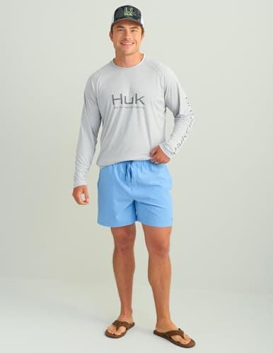 HUK Pursuit Volley Quick-Dry Fishing Shorts for Men Fast Drying Breathable Water Resistant Perfect for Summer Fishing Tr