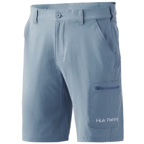 HUK Men's Next Level Quick-Drying Performance Fishing Shorts for Outdoor Adventure
| HUK Men's Next Level Quick-Drying — Silver Blue