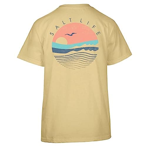 Salt Life Women's Unisex Short Sleeve Tee for Outdoor Summerathers
      
Salt Life Women's Comfortable Unisex Short Sle — Golden Haze