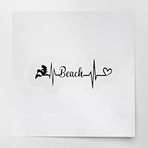 Decal Stickers Mermaid Beach Love Hologram Set of 2 Premium Waterproof ANDstic909452HO  
Decal Stickers Mermaid Beach Lo — Black