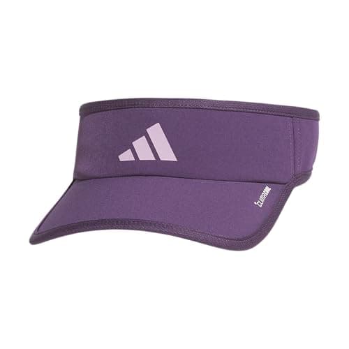 Adidas Superlite Sun Visor Hat for Women Sport Performance Outdoor Activities — Aurora Plum Purple/Powder Plum Purple/3.0