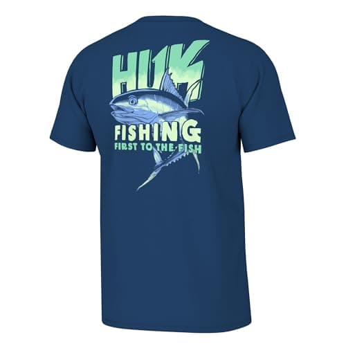 HUK Men's Quick-Dry Fishing Graphic Tee, Performance Short Sleeve, Water Sports Enthusiast
| HUK Men's Quick-Dry Fishin — First Tuna - Set Sail
