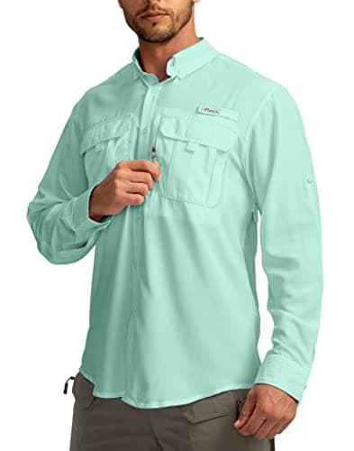 Men's Sun Protection Pudolla Fishing Shirts UPF50+ Long Sleeve Travel Work Button Down Shirts
| Pudolla Men's Sun Prote — Arona