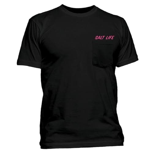 Salt Life Men's Comfortable Open Late Short Sleeve Tee for Summer Beach Wear  
Salt Life Men's Stylish Open Late Short S