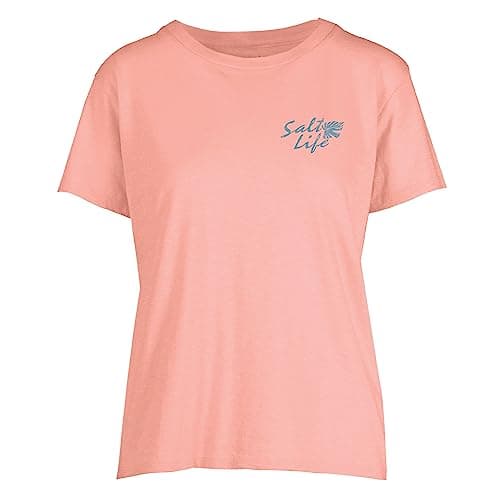 Salt Life Women's Short Sleeve Tee Paradise Short Sleeve Tee Women's Summer Tops Women's Tee Shirt Women's Polley in Par