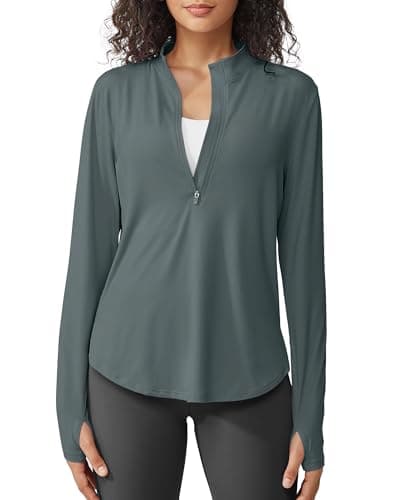 G4Free UPF 50+ Sun Protection Women's Long Sleeve Workout Tops for Lightweight Running
| G4Free Lightweight Quick Dry W — Grey Sage