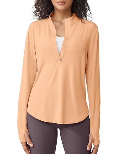G4Free UPF 50+ Sun Protection Women's Long Sleeve Workout Tops for Lightweight Running
| G4Free Lightweight Quick Dry W — Peach Nectar