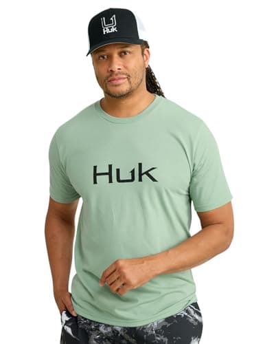 HUK Men's Performance Fishing Quick-Dry Short Sleeve Tee
| HUK Men's Fishing Logo Quick-Dry Short Sleeve Tee
| HUK Men' — Fog Green
