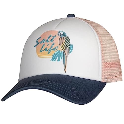 Salt Life Polly in Paradise Trucker Hat, Stylish and Versatile, Men and Women, Beach and Summer Outings, Breathable and