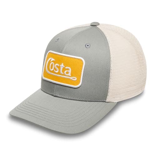 Costa Del Mar Men's The Hunt Trucker Hat UV Protection Outdoor Produtoins Fashionable Summer Hat — Deck Gray