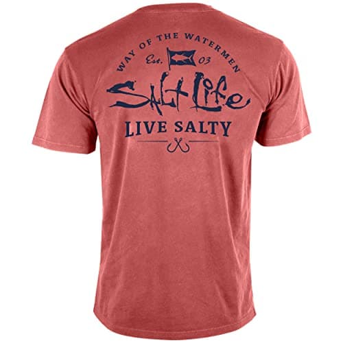 Salt Life Men's Fashionable Short Sleeve Tee for Beach Summer