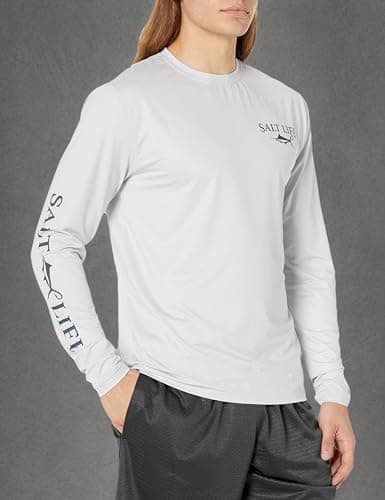 Salt Life Men's Dragnet SLX Long Sleeve Classic Fit Fishing Shirt