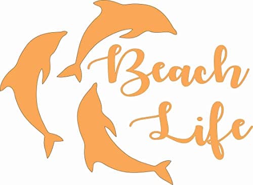 Beach Life Dolphins Ocean Turquoise Blue Die Cut Vinyl Window Decal for Car/Truck
Beach Life Dolphins Ocean Die Cut Viny — Coral