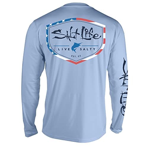 Salt Life Men's Lightweight Nanotex Performance Long Sleeve Shirt for Outdoor Summer Activity
| Salt Life Men's Stand U