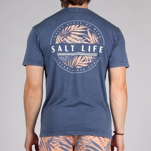 Salt Life Men's Comfortable Jungle Short Sleeve Tee for Casual Wear