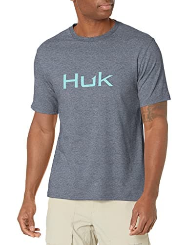 HUK Men's Performance Fishing Quick-Dry Short Sleeve Tee
| HUK Men's Fishing Logo Quick-Dry Short Sleeve Tee
| HUK Men' — Sargasso Sea Heather - New Logo