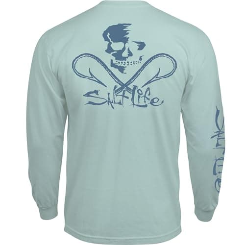 Salt Life Men's Classic Fit Long Sleeve Shirt for Casual WearComfortable and Stylish — Fresh Mint