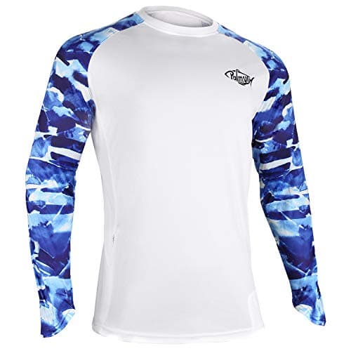 Palmyth Men's Long Sleeve Fishing Shirt Sun Protection UV UPF 50+ T-Shirt
| Palmyth Men's Long Sleeve Sun Protection UV