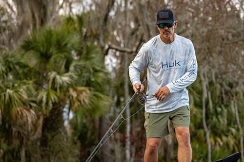 HUK Men's Anti-Glare Snapback Fishing Hat for Outdoor Adventures, Sun Protection
| HUK Men's Trucker Hat, Anti-Glare Sn