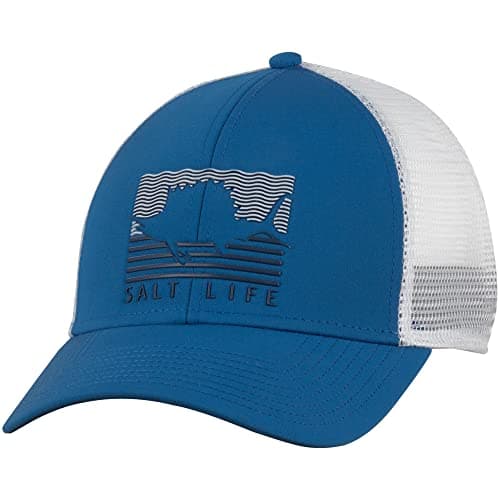 Salt Life Men's Rayon Mesh Fishing Hat for Outdoor Summer Protection - Wide BrimRepublicans for Men's Head Protection